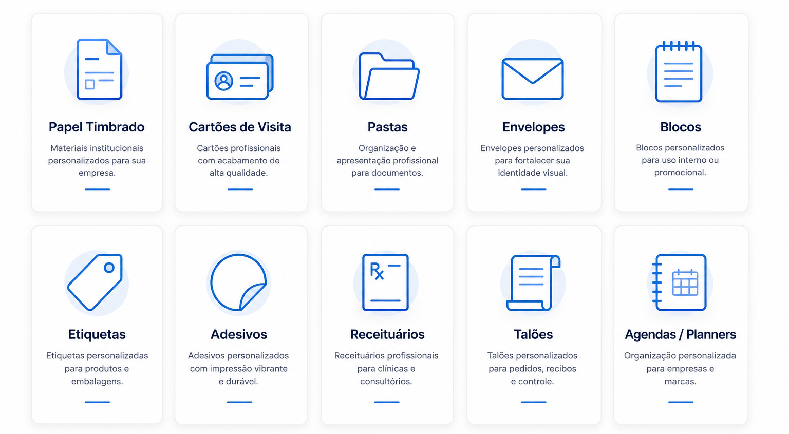 Produtos Papelaria Personalizada