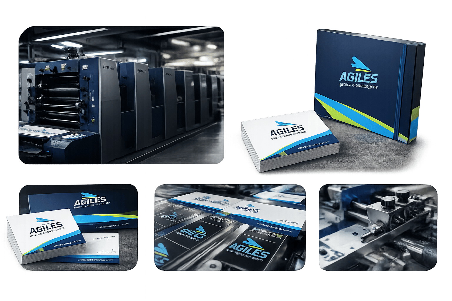 Agiles Gráfica Itajubá Sul de Minas MG Impressão Banner Brinde Impresso Flyer Folder Pasta Cartão Papelaria Adesivo 